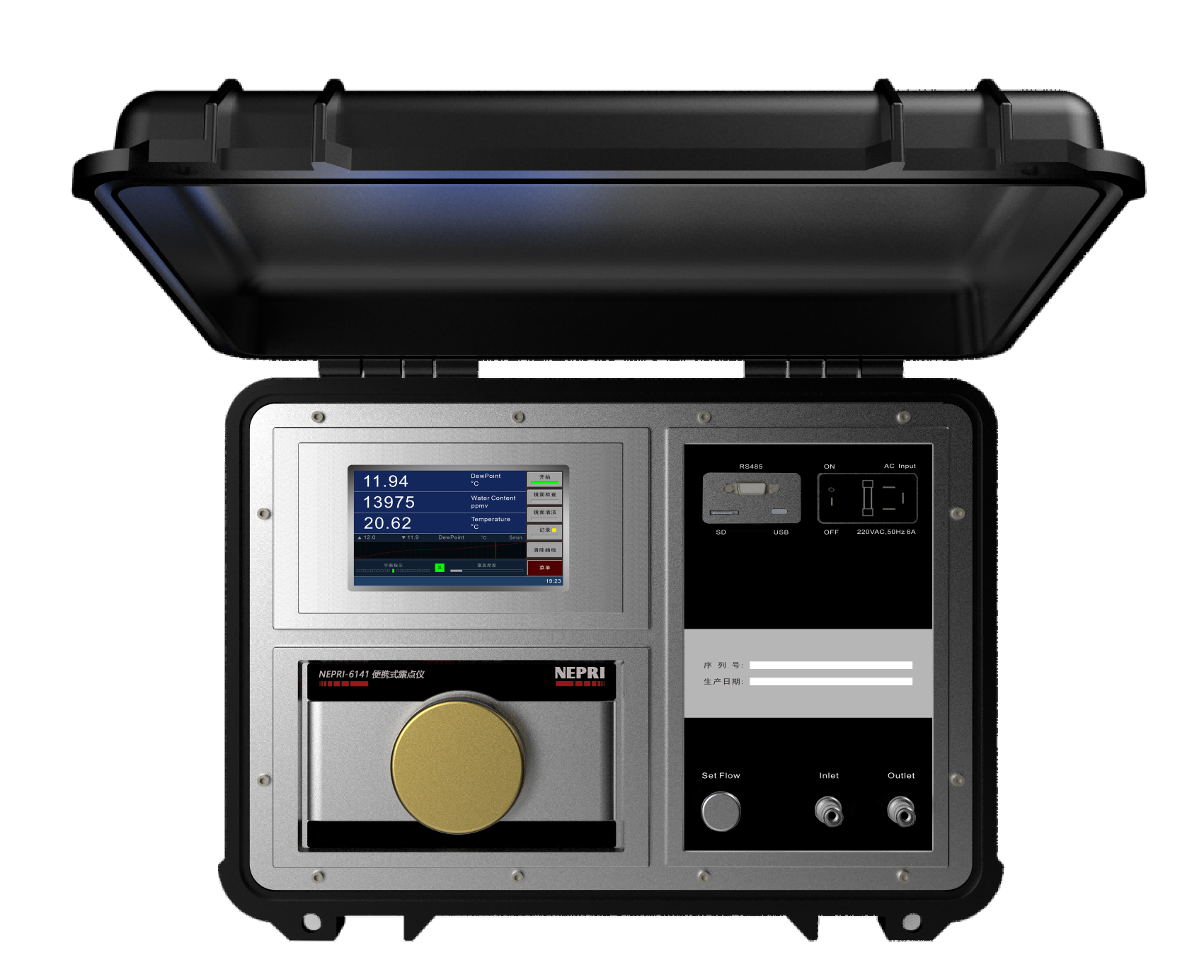 NEPRI-6141系列便攜式冷鏡式精密露點儀 NEPRI-6141系列便攜式冷鏡式精密露點儀
